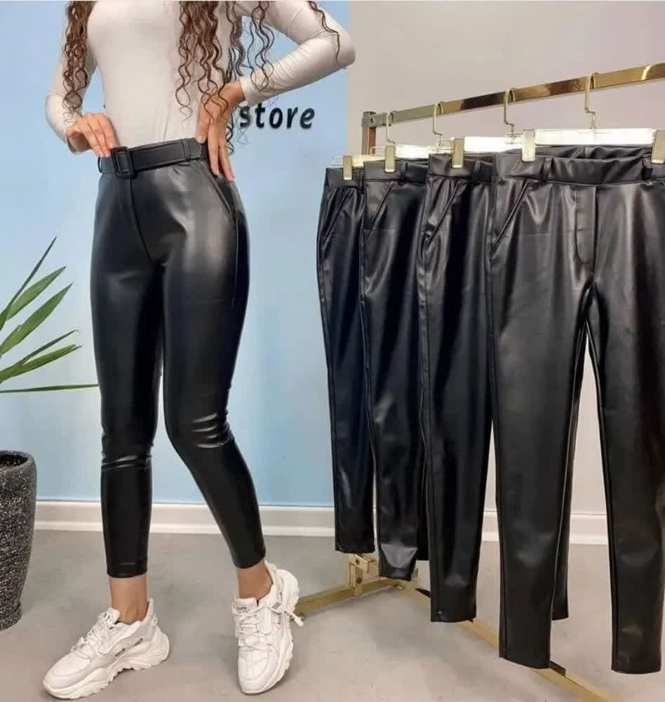 شلوار چرم زنانه